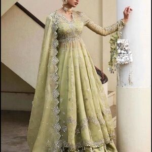 Hussain Rehar Fancy Pakistani Gown